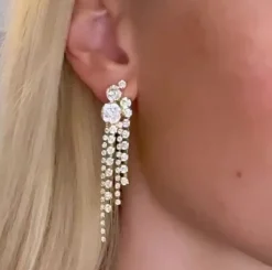 Outlet Amy Earrings/Crystal Örhängen