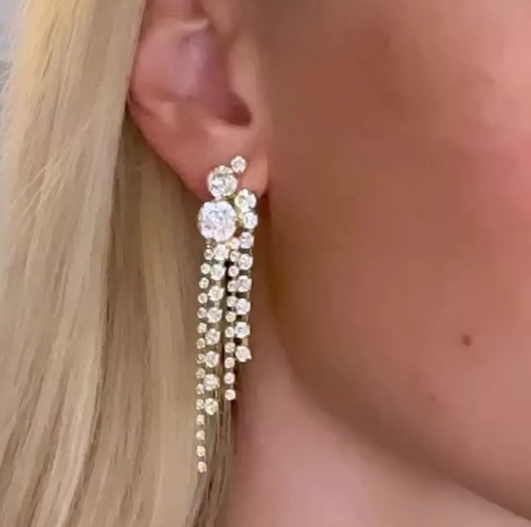 Outlet Amy Earrings/Crystal Örhängen