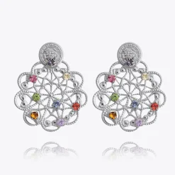 Clearance Bohemian Coin Earrings/Rainbow Combo Örhängen