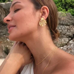 Clearance Bohemian Coin Earrings/Rainbow Combo Örhängen