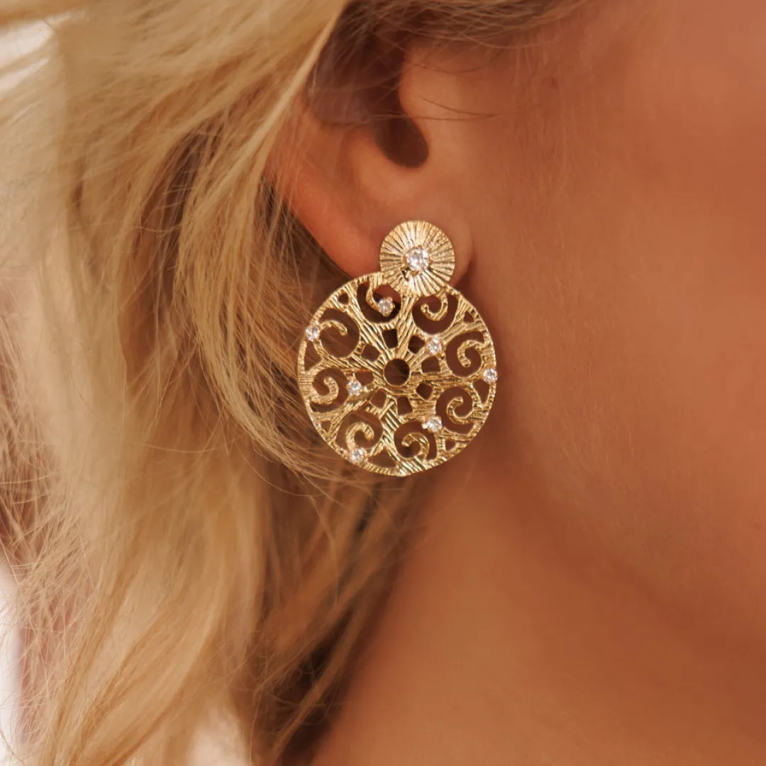 Discount Evanna Earrings/Crystal Örhängen