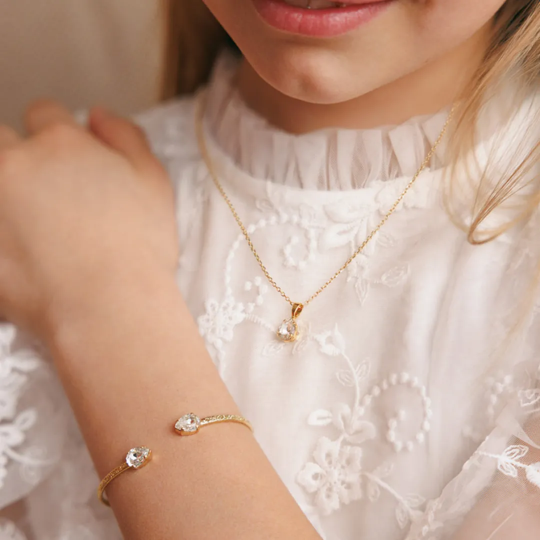 Shop Flower Girl Bracelet/Crystal (Children Size) Armband