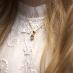 Flash Sale Flower Girl Necklace/Vintage Rose (Children Size) Halsband