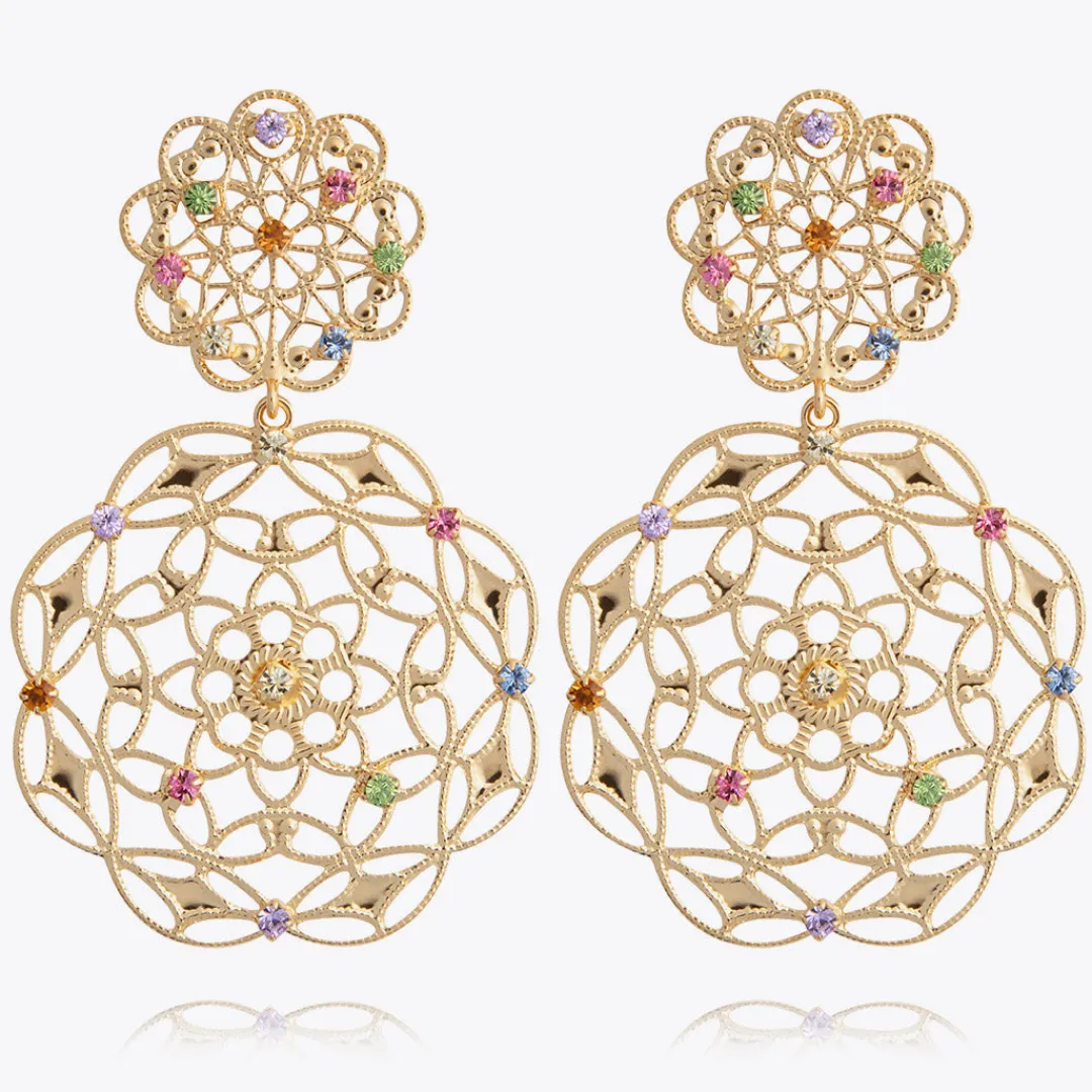 Online Gardenia Earrings/Rainbow Combo Örhängen