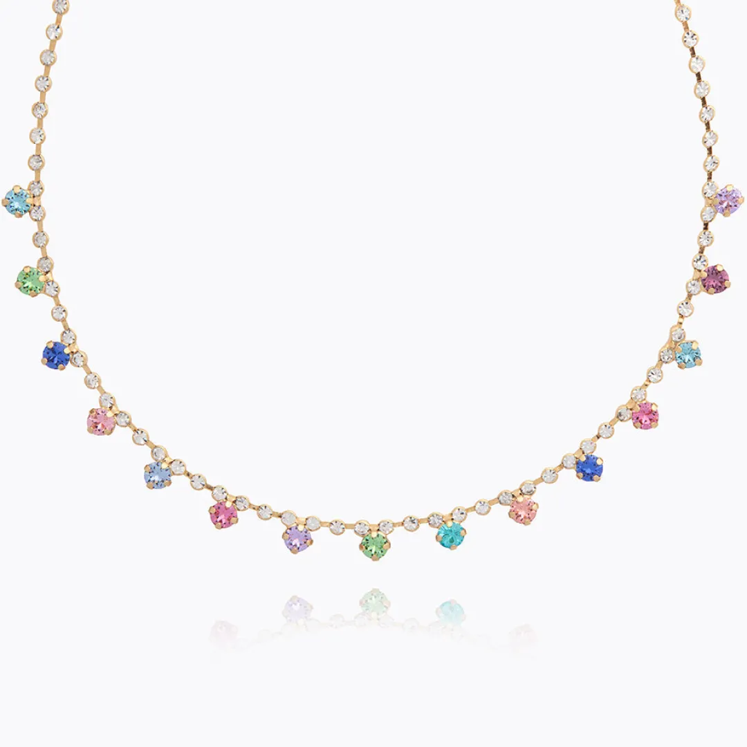 Hot Lily Necklace/Rainbow Combo Halsband