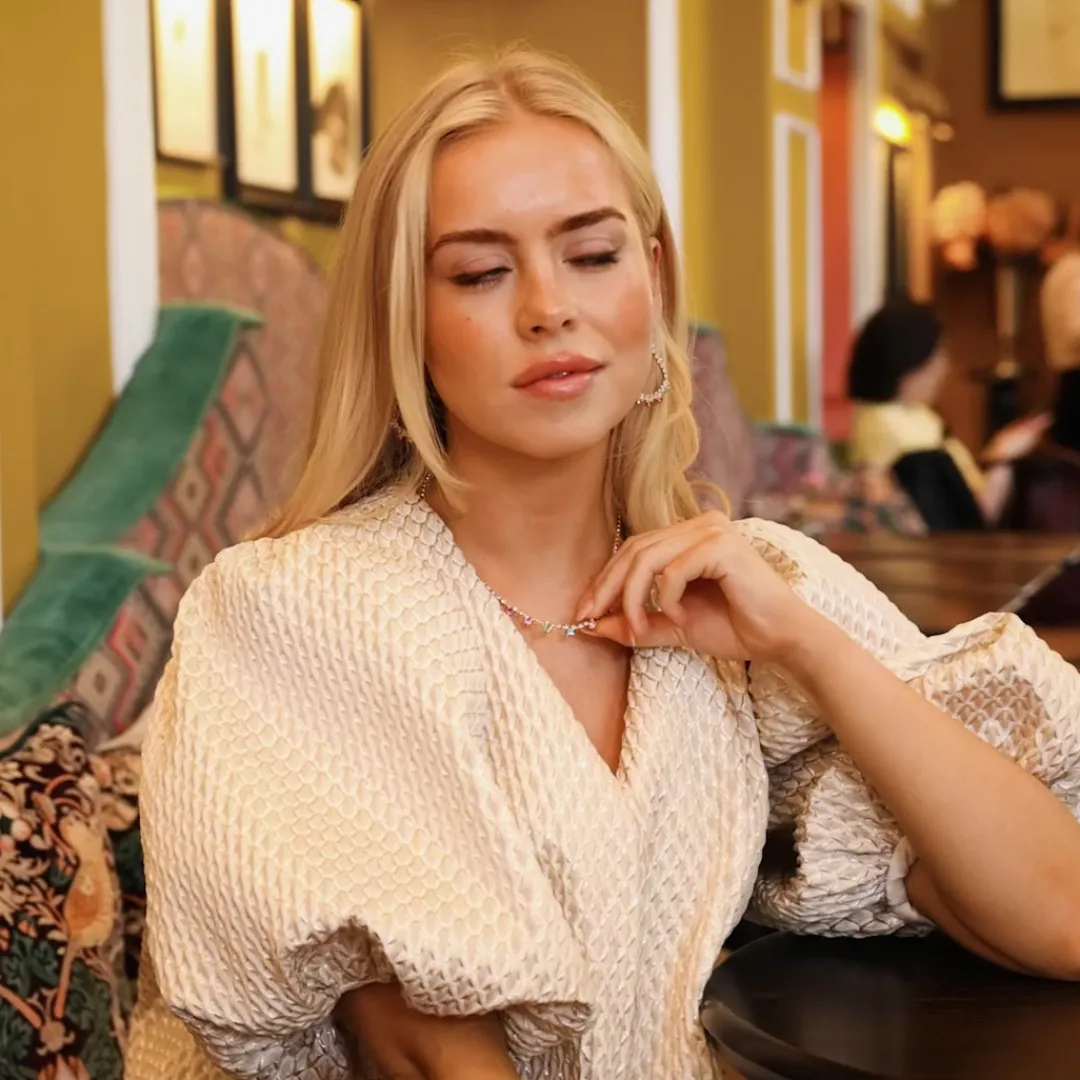 Hot Lily Necklace/Rainbow Combo Halsband