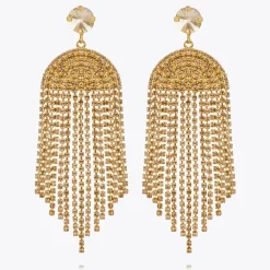 Store Melinda Earring/Golden Shadow + Vintage Rose Örhängen