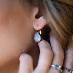 Cheap Mini Drop Clasp Earrings Örhängen