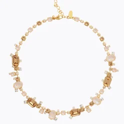 Sale Mini Noora Necklace/Topaz Combo Halsband