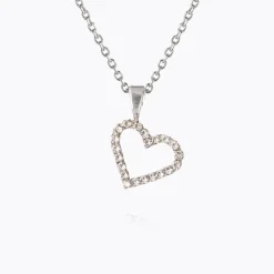 Fashion Mini Sweetheart Necklace/Crystal Halsband