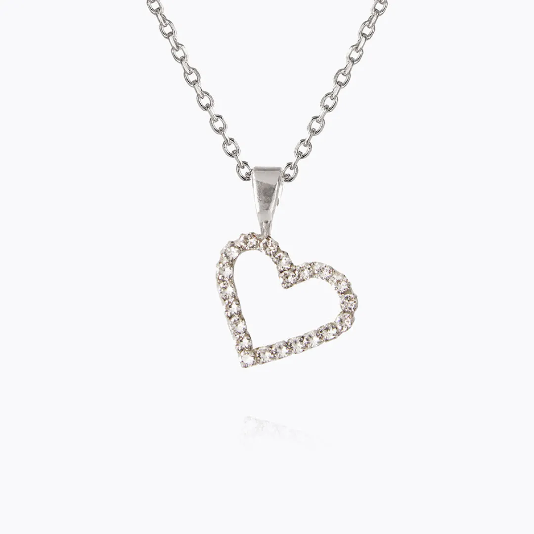 Fashion Mini Sweetheart Necklace/Crystal Halsband