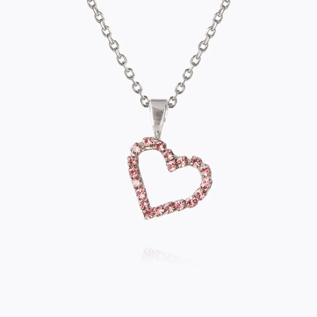 Best Mini Sweetheart Necklace/Light Rose Halsband
