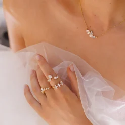 Discount Nina Necklace/Crystal Halsband