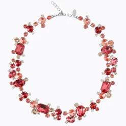 Sale Noora Necklace/Mulberry Red Combo Halsband