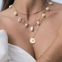 Hot Odessa Necklace/Crystal Halsband