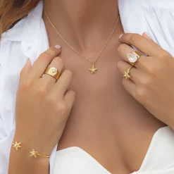 Store Odessa Ring/Crystal Ringar