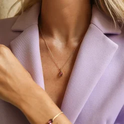 Store Petite Drop Necklace Halsband