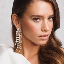 Online Rosanna Earrings/White Combo Örhängen