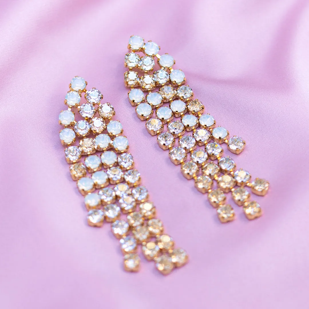 Online Rosanna Earrings/White Combo Örhängen