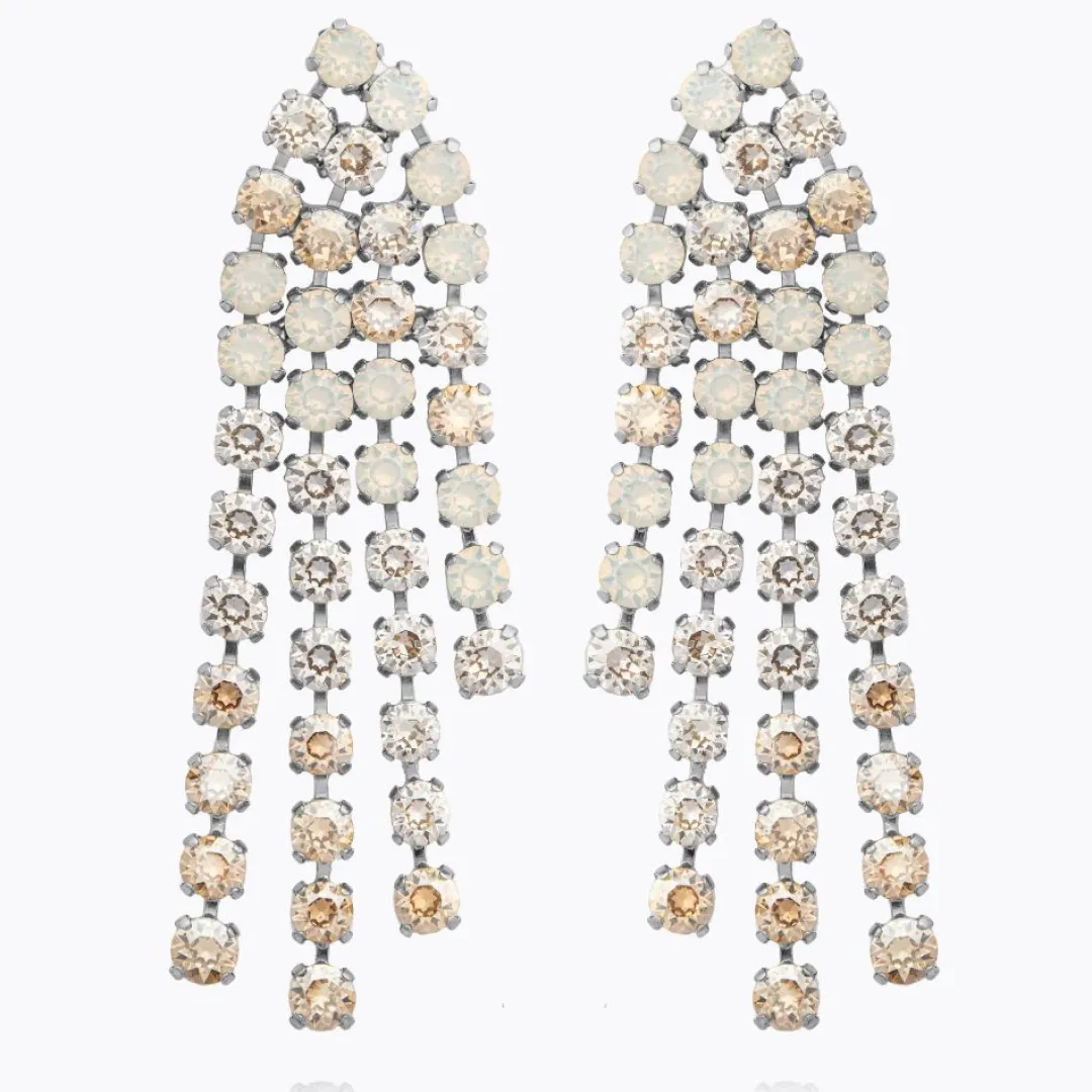 Online Rosanna Earrings/White Combo Örhängen