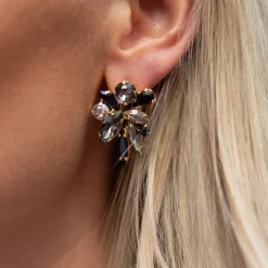 Outlet Talia Earcuffs/Black Combo Örhängen