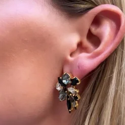 Outlet Talia Earcuffs/Black Combo Örhängen