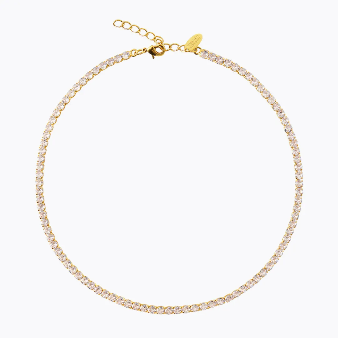 Cheap Zara Necklace/Crystal Halsband